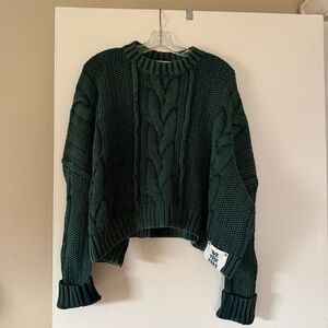 Free People Cable Sweater